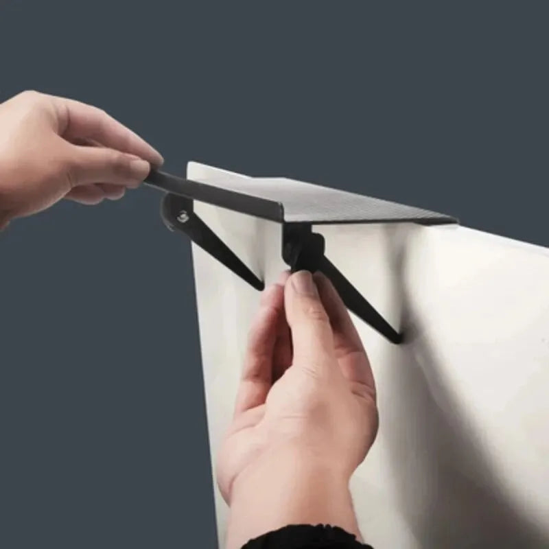 No Drill TV Behind Screen Storage Shelf Rack for Wireless Router Set-Top Box Cable Organizer Bracket