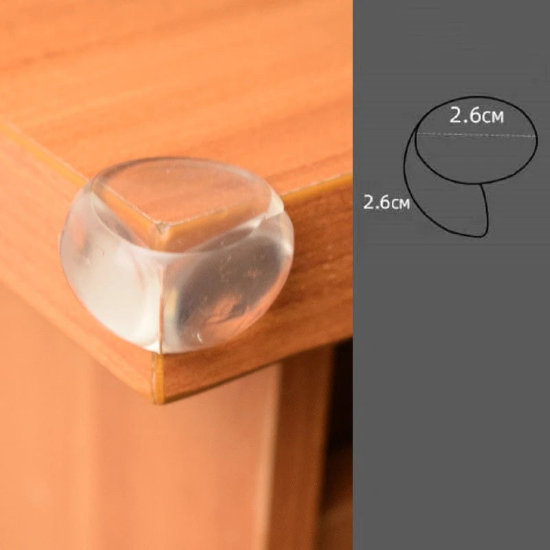 Baby Table Corner Protectors Silicone Soft Transparent Anti-Collision Edge Guards Child Safety