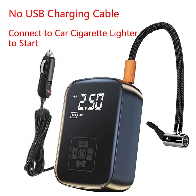 150PSI Wired/Wireless Portable Car Tire Inflator Air Compressor Pump for Motorcycle Boat Sports Balls