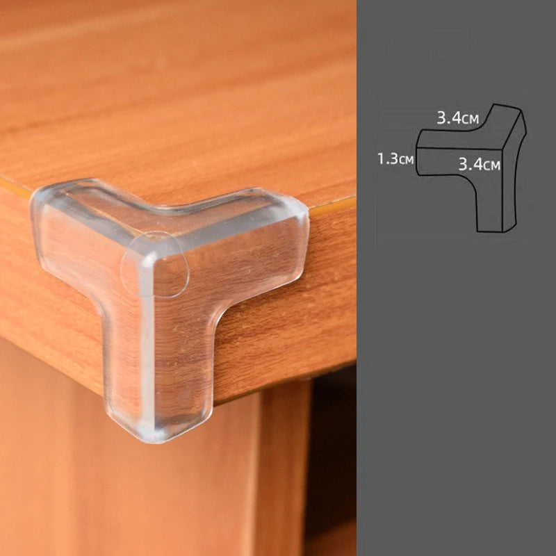 Baby Table Corner Protectors Silicone Soft Transparent Anti-Collision Edge Guards Child Safety