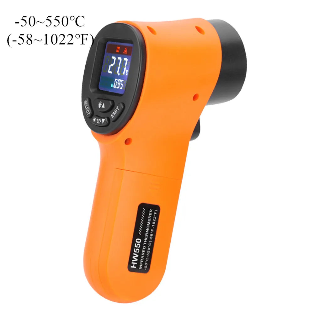 Digital Non-Contact Infrared Thermometer -50°C to 600°C Laser Pointer LCD Display