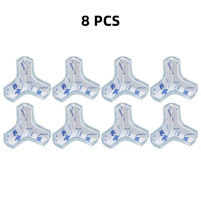 Baby Table Corner Protectors Silicone Soft Transparent Anti-Collision Edge Guards Child Safety