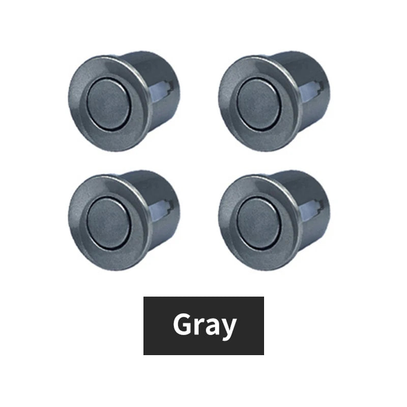 Hippcron 4PCS 22mm Car Parking Sensors Backup Radar System Black Red Blue Gold Grey Silver Champagne Gold White Color Sensor