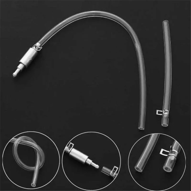 Universal Car Clutch Brake Bleeder Hose Kit One-Way Valve Adapter for Hydraulic Bleeding Tools