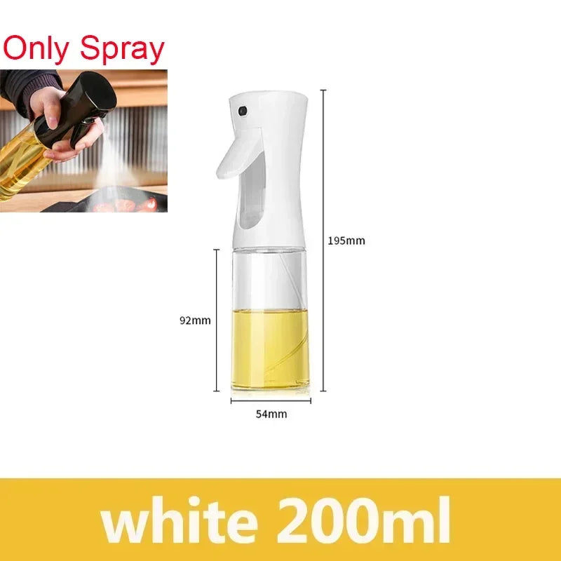 200/300ml Oil Spray Bottle Camping BBQ Cooking Kitchen Baking Olive Oil Soy Sauce Dispenser Vinegar Air Fryer Sprayer Gadgets