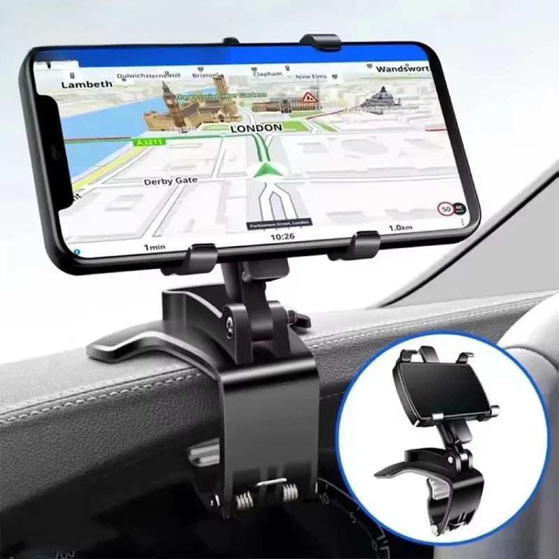 Universal Car Dashboard Phone Holder Mount Clip Stand for iPhone Samsung Xiaomi GPS Navigation Display