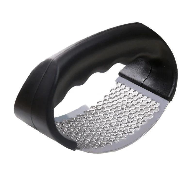 Stainless Steel Manual Garlic Press Mincer Crusher for Fruits Vegetables Kitchen Tool