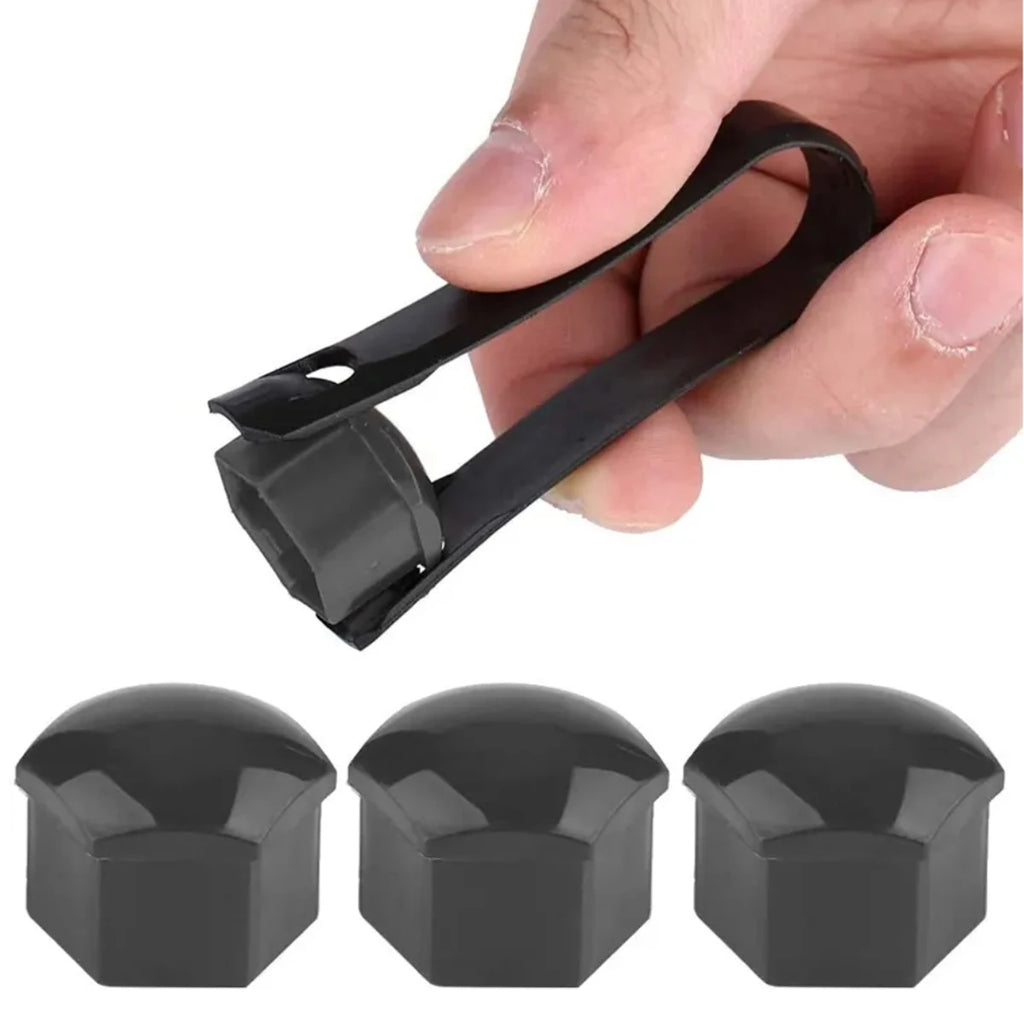 20Pcs 17mm/19mm/21mm Car Wheel Lug Nut Caps Dust Proof Hub Screw Covers for Rims