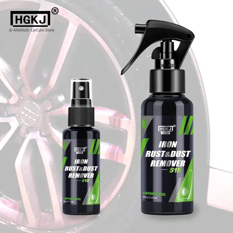 Super Wheel Iron Remover Spray Rust Dust Cleaner for Auto Rims Metal Surface Protector S18