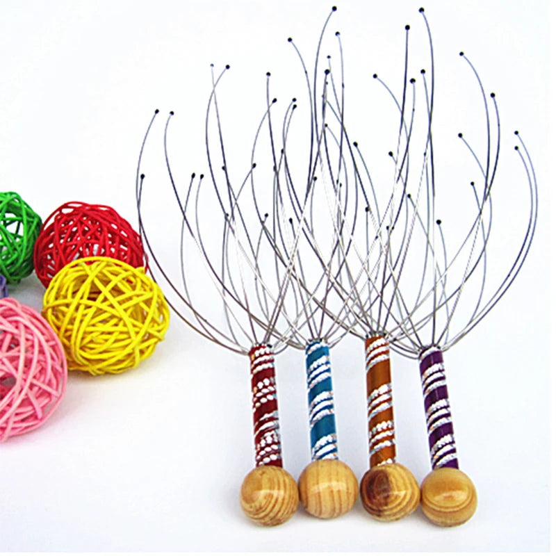 Octopus Scalp Massager Head Scratcher Tension Relief Relaxation Tool