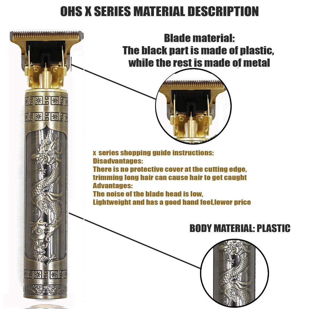 T9 0mm Electric Hair Clipper Beard Trimmer Shaver for Men Body Haircut Barber Tool