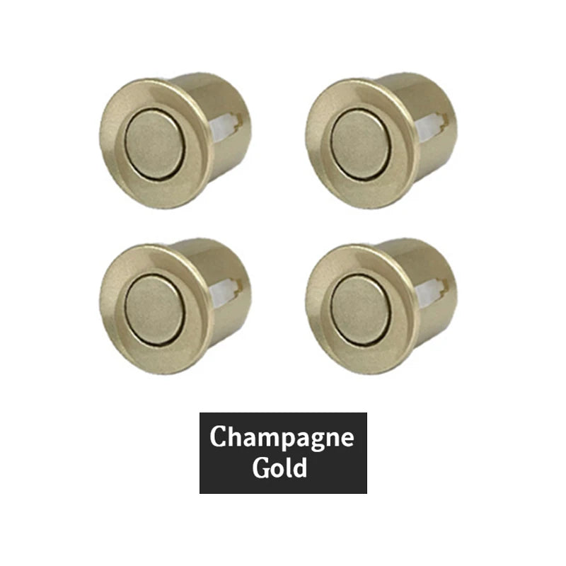 Hippcron 4PCS 22mm Car Parking Sensors Backup Radar System Black Red Blue Gold Grey Silver Champagne Gold White Color Sensor
