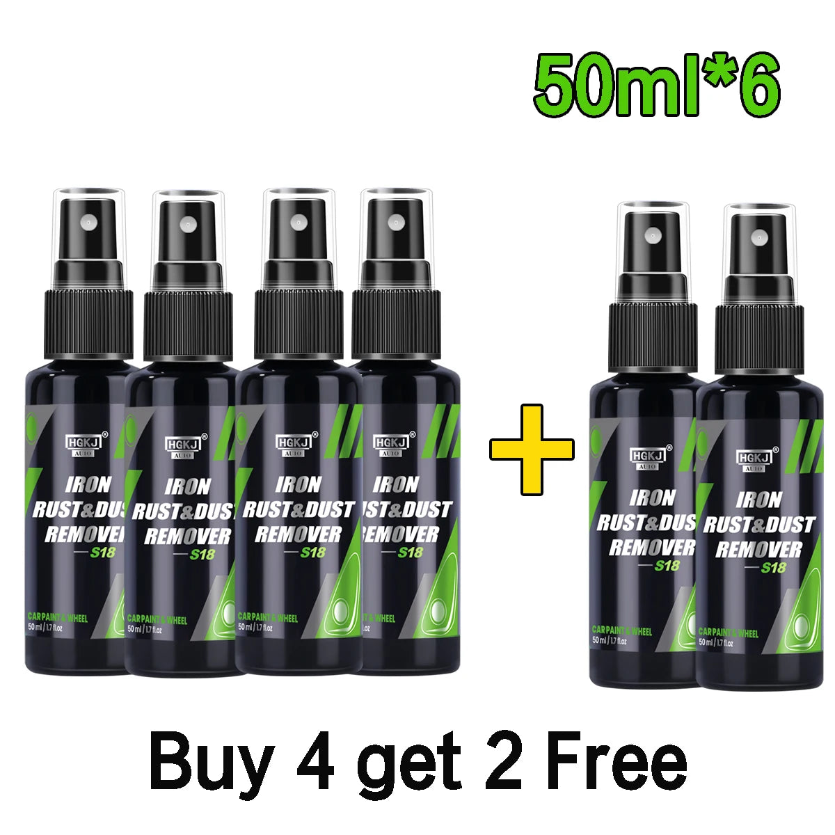 Super Wheel Iron Remover Spray Rust Dust Cleaner for Auto Rims Metal Surface Protector S18