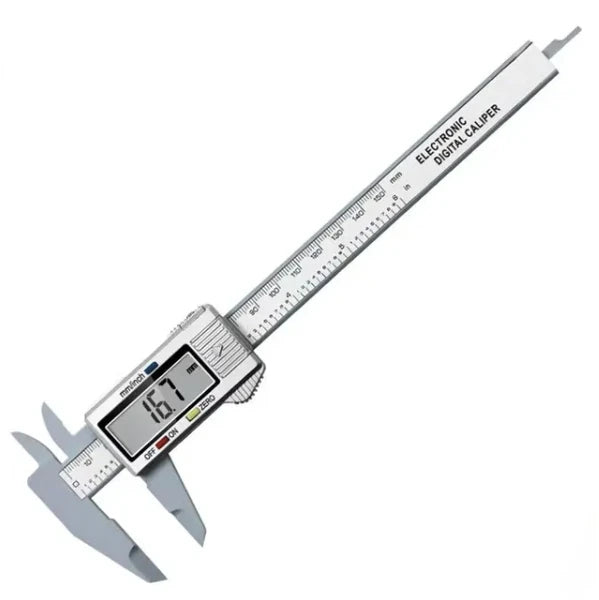 1PC Plastic Vernier Caliper Digital Display Caliper Mini Text Play Caliper Student Vernier Ruler 0 to 150mm Measuring Tool