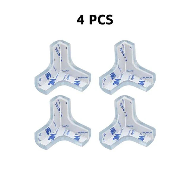 Baby Table Corner Protectors Silicone Soft Transparent Anti-Collision Edge Guards Child Safety