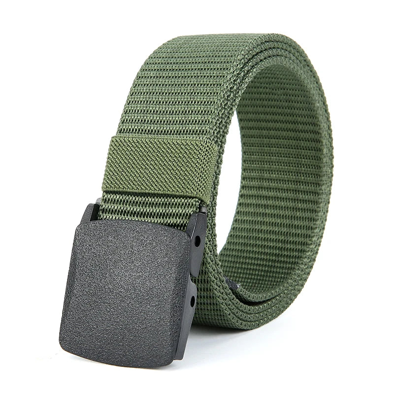Men's Belt Outdoor Casual Canvas Belt Metal Free Training Nylon Tactical Belt With Pants Jeans Belt Sports Belts For Men Women