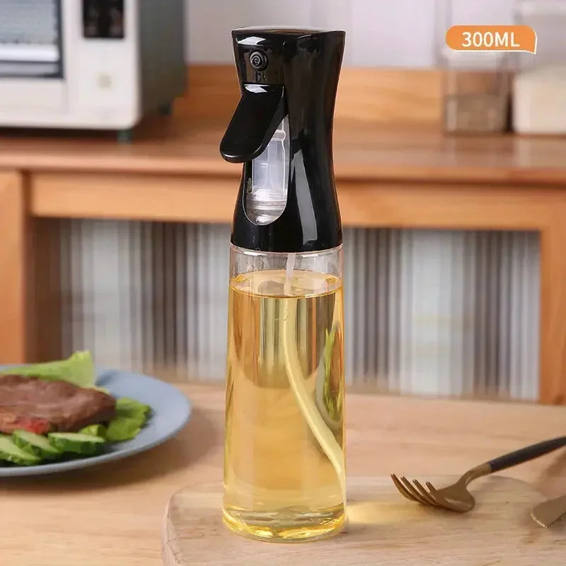 200/300ml Oil Spray Bottle Camping BBQ Cooking Kitchen Baking Olive Oil Soy Sauce Dispenser Vinegar Air Fryer Sprayer Gadgets