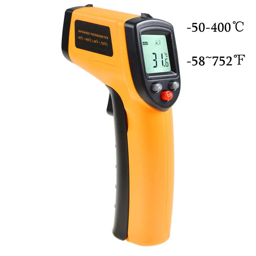 Digital Non-Contact Infrared Thermometer -50°C to 600°C Laser Pointer LCD Display