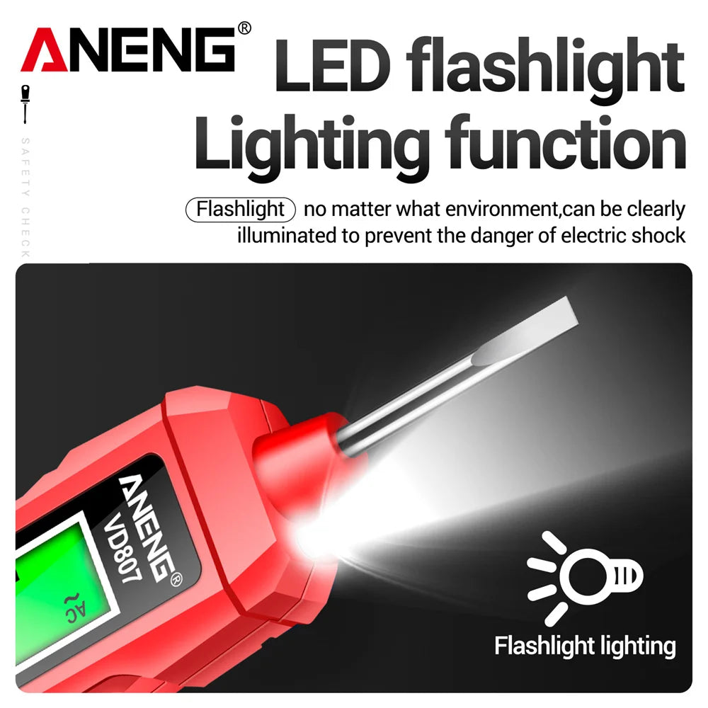 Non-Contact Voltage Tester NCV Pen Detector AC 12-300V Portable Electric Tool