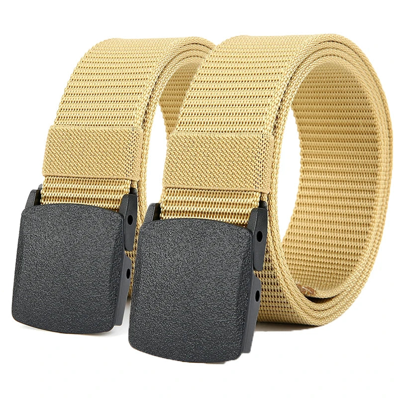 Men's Belt Outdoor Casual Canvas Belt Metal Free Training Nylon Tactical Belt With Pants Jeans Belt Sports Belts For Men Women