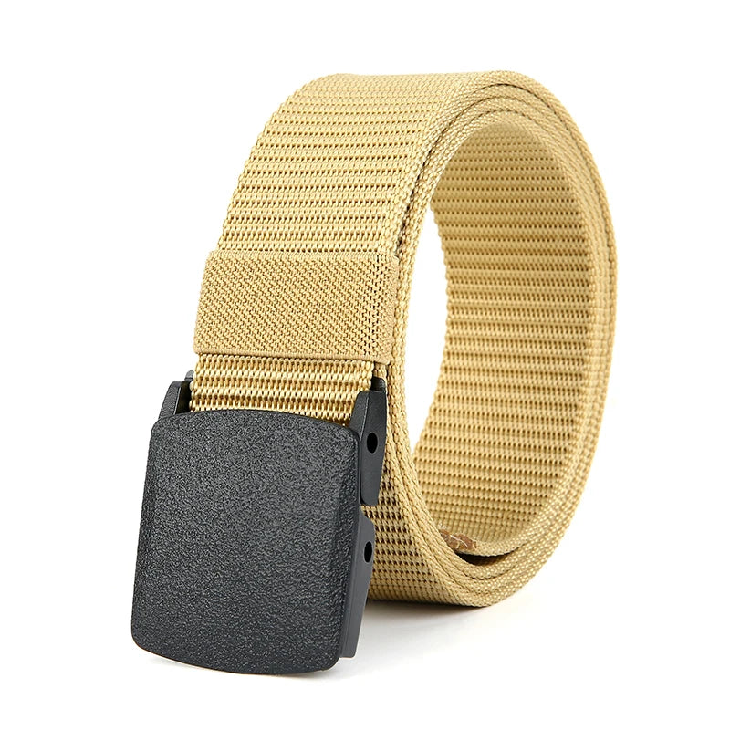 Men's Belt Outdoor Casual Canvas Belt Metal Free Training Nylon Tactical Belt With Pants Jeans Belt Sports Belts For Men Women