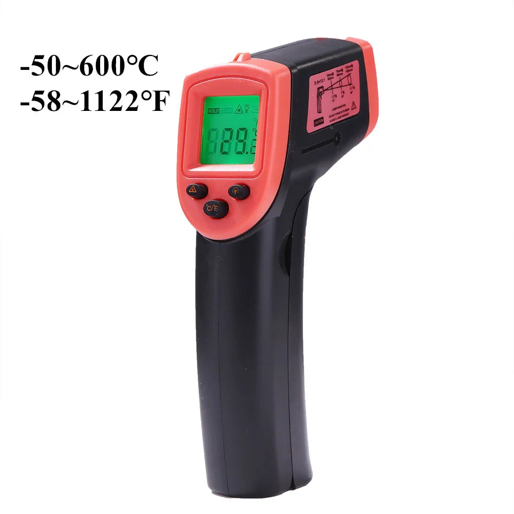 Digital Non-Contact Infrared Thermometer -50°C to 600°C Laser Pointer LCD Display