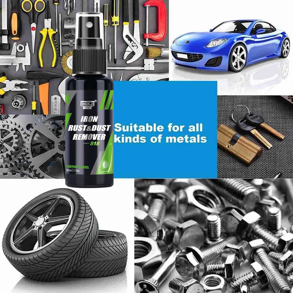 Super Wheel Iron Remover Spray Rust Dust Cleaner for Auto Rims Metal Surface Protector S18